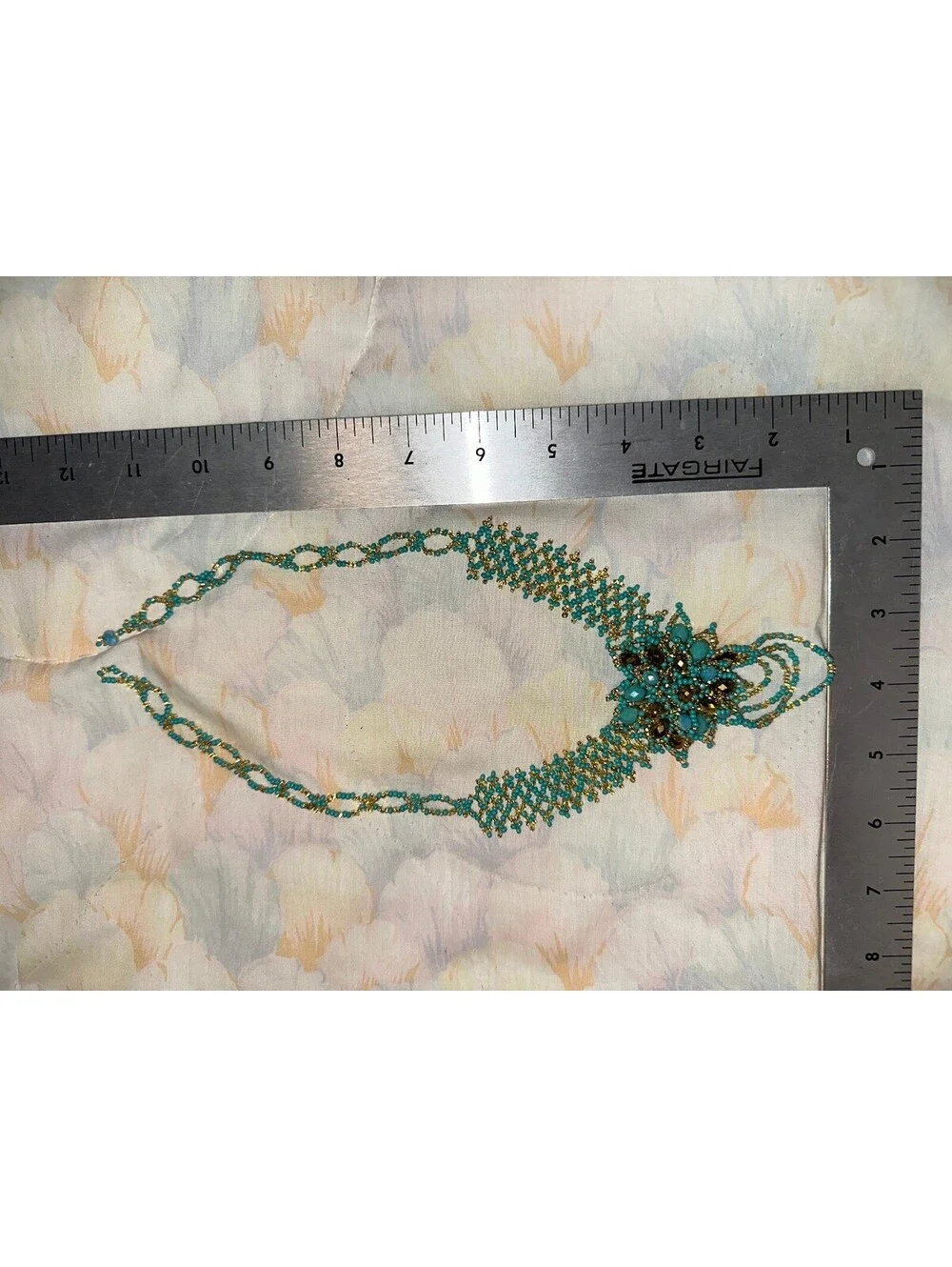 Y2K Multi-Color Beaded Necklace and Cuff Set New